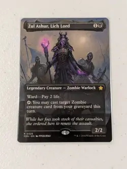 MTG Zul Ashur, Lich Lord Borderless - Foundations NM - Image 1