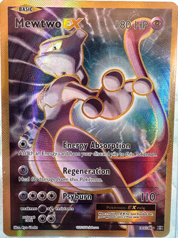 Pokemon TCG *Mewtwo EX 103/108 Full Art* *2016 XY Evolutions LP* - Image 1