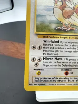 Pidgeotto Base Set SPANISH Pokemon Card 22-102 - Image 2