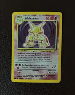 Pokemon TCG MP Alakazam 1/102 Holo Rare WOTC: Base Set - Image 1