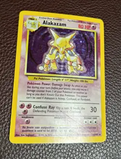 Pokemon TCG MP Alakazam 1/102 Holo Rare WOTC: Base Set - Image 3
