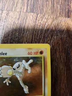 Pokemon TCG Hitmonlee 7/62 Fossil Unlimited Holo Rare WOTC Vintage 1999 - Image 3
