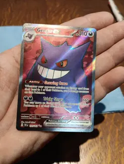Pokemon TCG Gengar EX Temporal Forces Ultra Rare Card 193/162 - Image 2