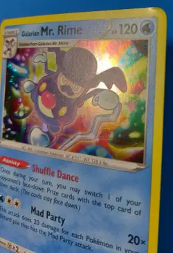 Galarian Mr. Rime SWSH079 Pokemon card SWSH black star promo holo foil LP/NM - Image 2