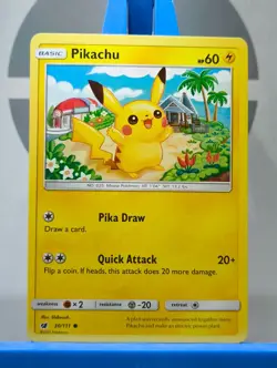 Pikachu 30/111 - Regular Common - Sun & Moon: Crimson Invasion - Pokemon TCG - Image 3