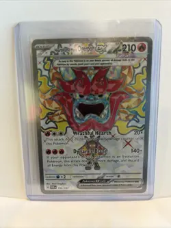Hearthflame Mask Ogerpon ex Twilight Masquerade Ultra Rare 192/167 Pokemon TCG - Image 1