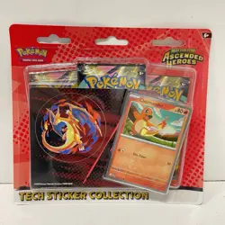 Pokemon TCG Mega Evolution Ascended Heroes Tech Sticker Collection Charmander - Image 1