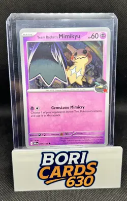 Team Rocket's Mimikyu - 87/182 - Destined Rivals Pokemon - Image 1