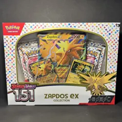 Pokemon TCG Scarlet & Violet 151 Zapdos EX Collection Box Sealed NEW - Image 1