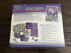 Scarlet and Violet Base Set Pokemon Center Exclusive ETB (Miraidon) New - Image 2
