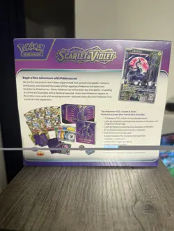 Scarlet and Violet Base Set Pokemon Center Exclusive ETB Miraidon Art - Image 2