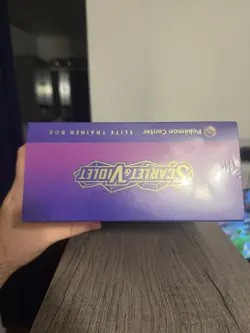 Scarlet and Violet Base Set Pokemon Center Exclusive ETB Miraidon Art - Image 5