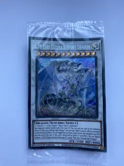Yu-Gi-Oh Secret Rare Blue-Eyes Ultimate Spirit Dragon SDWD-EN043 1st Edition - Image 1