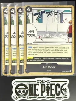 4x One Piece OP03-094 UC Air Door - English - Regular - Playset - TCG - NM/M - Image 1