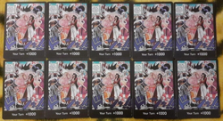 ONE PIECE Card Game 10 x DON SET SEVEN WARLORDS OF THE SEA /HOLO/OFFICIAL BANDAI - Image 1