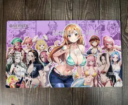 O-P OPCG TCG CCG Table Mouse Pad Nami Playmat Trading Card Game Mat Free Bag - Image 1