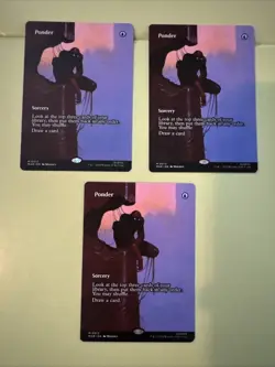 3x Ponder (Borderless) Marvel Universe Eternal-Legal Spider-Man Mtg Spm - Image 1