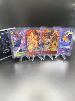 OP ONE PIECE ILLUSTRATION BOX VOL. 5 6 PROMO SET LOT OF 4 EXCLUSIVE CARDS - Image 1