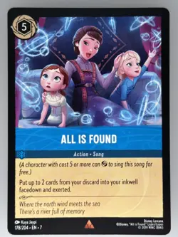 Disney Lorcana All Is Found Rare Archazia's Island 178/204 NM - Image 1