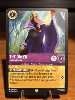 Lorcana Disney The Queen - Jealous Beauty 74/204 Archazia's Island Regular - Image 1