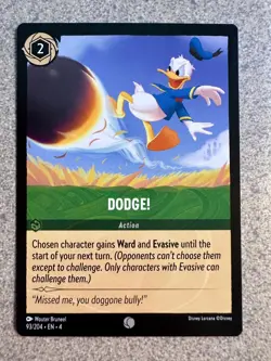 DISNEY LORCANA DONALD DUCK DODGE ! 93/204 URSULA'S RETURN - Image 1