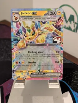 NM - Pokemon Stamped Holo Jolteon ex 030/131 - Prize Pack Series 7 Prismatic - Image 1