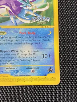 Pokemon TCG Suicune 53 Stamped Black Star Promo Card 2002 - Image 4