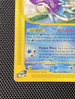 Pokemon TCG Suicune 53 Stamped Black Star Promo Card 2002 - Image 5