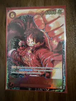One Piece TCG Monkey D Luffy ST01-012 Alt Art Awakening of New Era OP-05 English - Image 1