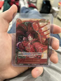 One Piece TCG Monkey D Luffy ST01-012 Alt Art Awakening of New Era OP-05 English - Image 1
