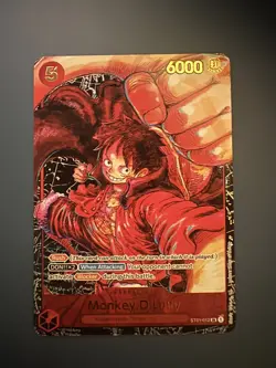 One Piece TCG Monkey D Luffy ST01-012 Alt Art Awakening of New Era OP-05 English - Image 1