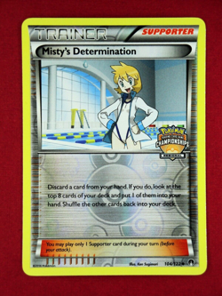 💦 MISTY'S DETERMINATION💦 Breakpoint 104/ | Regional Pokemon Promo | NM-Mint - Image 1
