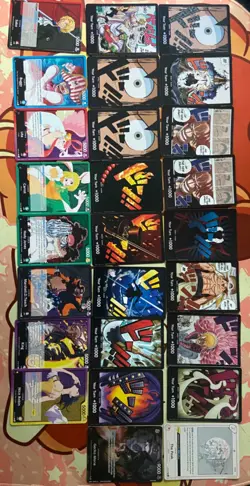 one piece tcg - Card Bundle Job Lot -Foils Alternate art / Don cards / Leaders + - Image 1