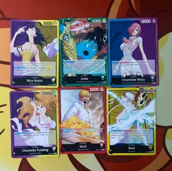 one piece tcg - Card Bundle Job Lot -Foils Alternate art / Don cards / Leaders + - Image 2