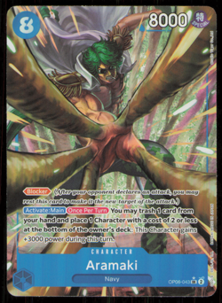 One Piece TCG Aramaki SR Alt Art OP06-043 English Wings Of The Captain NM - Image 1