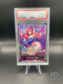 PSA 10 Vinsmoke Reiju OP06-068 Full Art | One Piece TCG | English Foil | PRB01 - Image 1