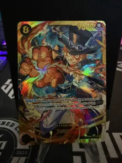 One Piece TCG Sabo OP07-118 Secret Rare (SEC) Alternate Art English - Image 1