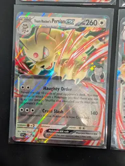 Pokemon Team Rocket's Persian ex 218 Sv: Scarlet & Violet Promo Cards Holo x4 - Image 4