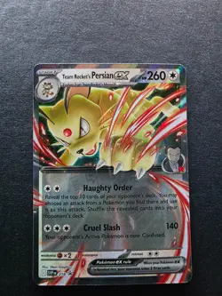 Team Rocket's Persian ex Promo SV: Scarlet & Violet Promo Cards 218 NM - Image 1