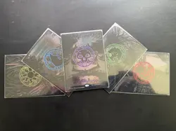 Oil Slick Land Set 5 Phyrexia All Will Be One MTG Lands - textured raised foil - Image 1