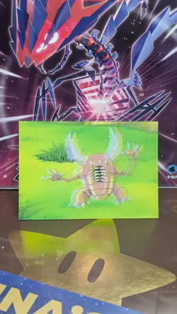 Pocket Monsters Meiji Pinsir Pokemon 3D Card Lenticular Japanese Nintendo - Image 1