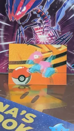 Pocket Monsters Meiji Porygon Pokemon 3D Card Lenticular Japanese Nintendo - Image 1