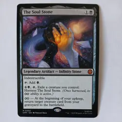 The Soul Stone Normal (Non-Foil) NM- Marvel's Spider-Man Magic te Gathering MTG - Image 2