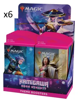 MTG Magic Kamigawa: Neon Dynasty - Theme Booster Display Box - Case of 6 - Image 1