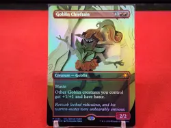 Goblin Chieftain (Borderless) Special Guests Foil NM - Image 1