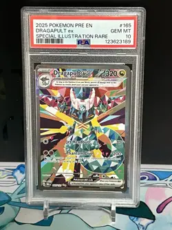 💎 POKEMON PRE EN-PRISMATIC EVOLUTIONS 165/131 DRAGAPULT EX SIR PSA 10 - Image 1