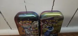 2 Pokemon TCG Prismatic Evolutions Mini Tins Vaporeon And Glaceon - Image 2