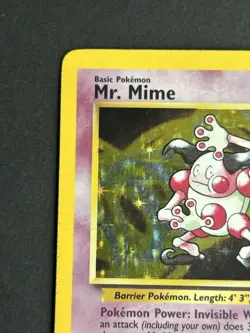 Pokemon TCG Mr. Mime 6/64 Jungle Holo Unlimited Holo Rare MP/HP - Image 4