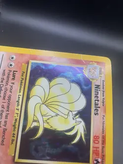Ninetales Holo Rare Pokemon 12/102 1999 Unlimited Base Set MP - Image 3