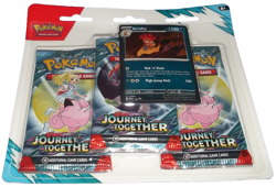 POKEMON TCG: THREE (3) SCARLET & VIOLET JOURNEY TOGETHER BOOSTER PACKS NISP - Image 2